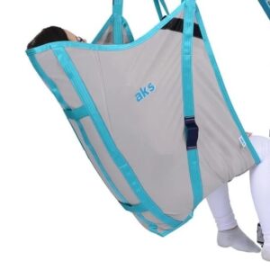 aks Komfortgurt mit integrierter Kopfstütze für Patientenlifter Foldy