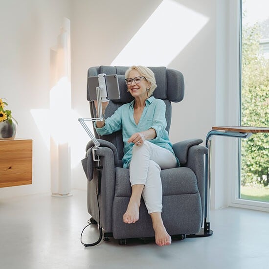 Tablet Halterung Saljol f r Relax und