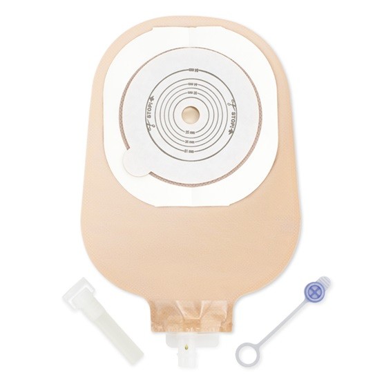 Urostomiebeutel Hollister Moderma Flex Flextend plan mit Haftrand