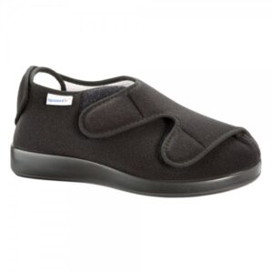 Varomed Klettpantoffel "DUBLIN XXL", extreme Weite, schwarz