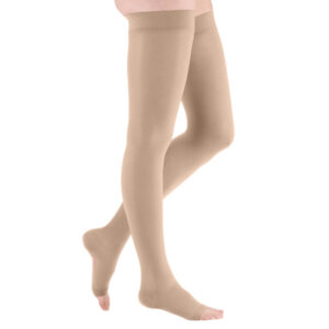 mediven plus CCL1 AG Schenkelstrümpfe kurz (62-71 cm) o. Fußspitze Trikotabschlussrand