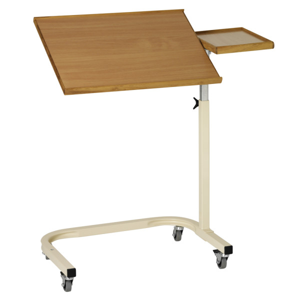 Nordic Beistelltisch Buchenoptik mit Seitenablage 1 Nordic Beistelltisch Buchenoptik mit Seitenablage