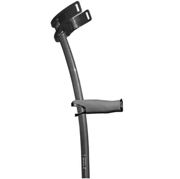 INDESmed Unterarmgehstütze Carbon offene Armschelle 1 INDESmed Unterarmgehstütze Carbon offene Armschelle