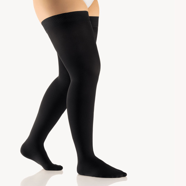 BORT AktiVen® Extra CCL2 AG Schenkelstrümpfe normal geschlossene Fußspitze mit Noppenhaftband 1 BORT AktiVen® Extra CCL2 AG Schenkelstrümpfe normal geschlossene Fußspitze mit Noppenhaftband