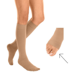 mediven® cotton CCL2 AD Kompressionsstrümpfe normal (39-44 cm) o. Fußspitze Trikotabschlussrand