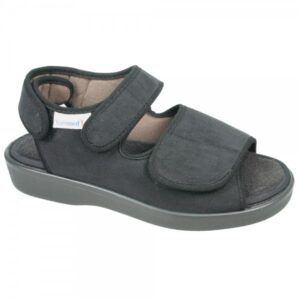 Varomed Sandale "LUGANO" für Verbände, schwarz