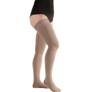 Juzo Move extra kurz AG CCL1 Schenkelstrümpfe mit Noppenhaftrand