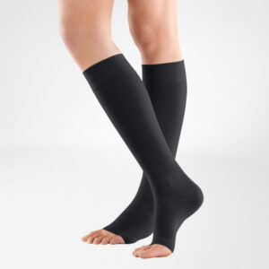 Bauerfeind VenoTrain soft AD CCL2 Kompressionsstrümpfe offene Fußspitze