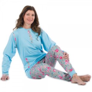 4Care Damen-Hansop-Overall lang 1081 mit Bein- und Rückenreißverschluss