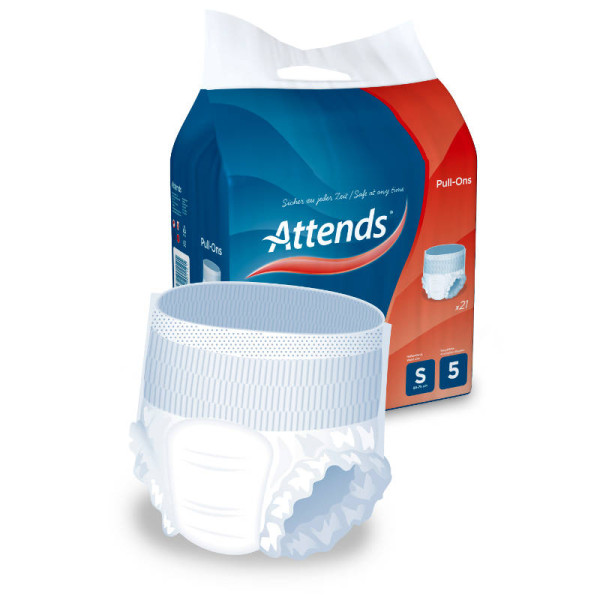 Attends Pull-Ons 5 Plus Small (1x21 Stk.) 1 Attends Pull-Ons 5 Plus Small (1x21 Stk.)