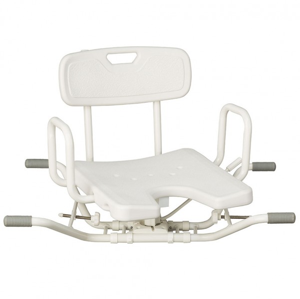Drehbarer Aluminium Badewannensitz mit Armlehnen und