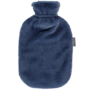 Fashy Wärmflasche mit Flauschbezug in Marmor-Optik