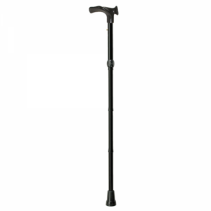 Rebotec Handy anatomischer Gehstock faltbar, schwarz