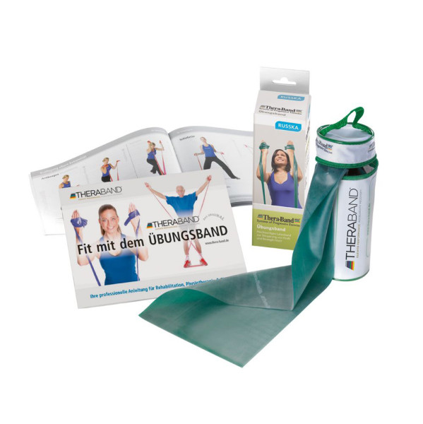 Thera-Band »Travel«, stark, grün, 2,5 m Reiseetui 1 Thera-Band »Travel«, stark, grün, 2,5 m Reiseetui