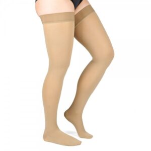 Compressana Leganza Schenkelstrümpfe CCL1 mit Noppenhaftband
