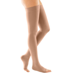 Medi duomed® basic CCL1 AG Schenkelstrümpfe normal (72-83 cm) o. Fußspitze Noppenhaftband