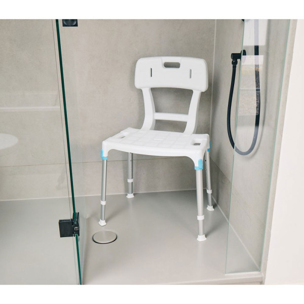 Russka laguna Duschstuhl mit Rückenlehne 1 Russka laguna Duschstuhl mit Rückenlehne