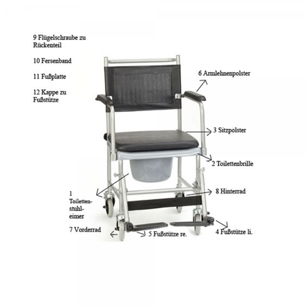 Ersatzteile Russka Toilettenstuhl Fahrbar 1 Ersatzteile Russka Toilettenstuhl Fahrbar