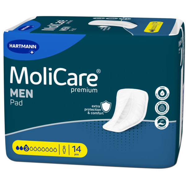 Hartmann MoliCare® Premium MEN PAD 3 Tropfen (1x14 Stk.) 1 Hartmann MoliCare® Premium MEN PAD 3 Tropfen (1x14 Stk.)