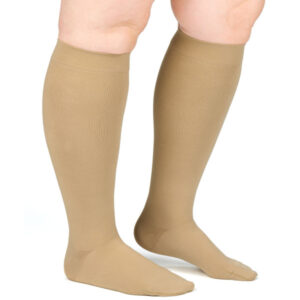 Compressana Free extra kurz CCL1 Kompressionsstrümpfe mit Noppenhaftband