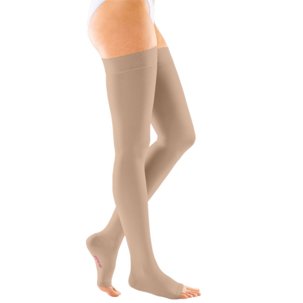 mediven® forte CCL2 AG Schenkelstrümpfe normal (72-83 cm) o. Fußspitze Noppenhaftband 1 mediven® forte CCL2 AG Schenkelstrümpfe normal (72-83 cm) o. Fußspitze Noppenhaftband