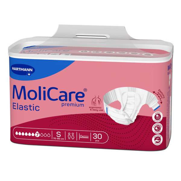 Hartmann Molicare Premium Elastic Slip 7 Tropfen S (1x30 Stk.) 1 Hartmann Molicare Premium Elastic Slip 7 Tropfen S (1x30 Stk.)