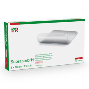L&R Suprasorb H Hydrokolloid-Verband Dünn 5x10 cm (10 Stk.)