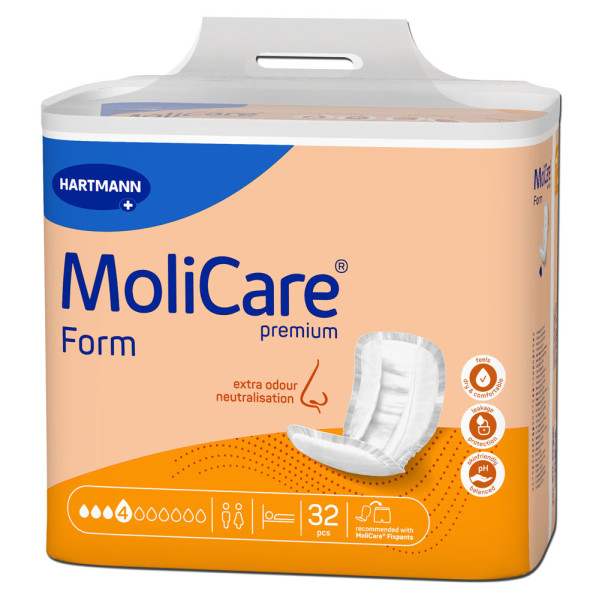 Hartmann MoliCare® Premium Form 4 Tropfen (1x32 Stk.) 1 Hartmann MoliCare® Premium Form 4 Tropfen (1x32 Stk.)
