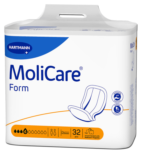 Hartmann MoliCare® Form 4 Tropfen (1x32 Stk.) 1 Hartmann MoliCare® Form 4 Tropfen (1x32 Stk.)