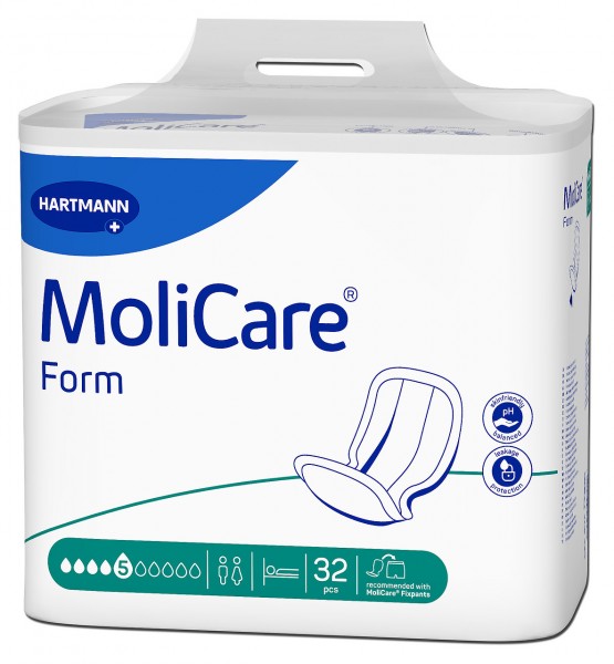 Hartmann MoliCare® Form 6 Tropfen (1x32 Stk.) 1 Hartmann MoliCare® Form 6 Tropfen (1x32 Stk.)