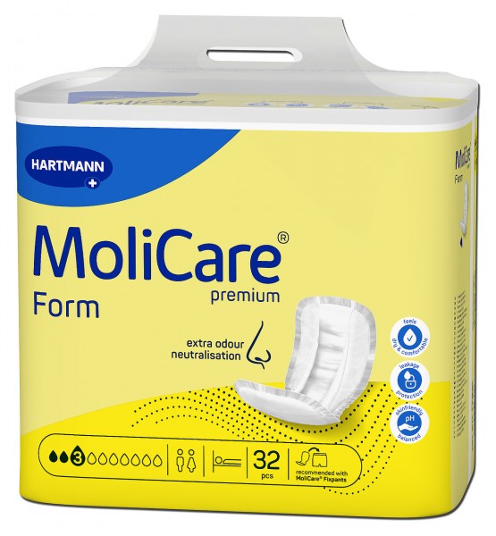 Hartmann MoliCare® Premium Form 3 Tropfen (1x32 Stk.) 1 Hartmann MoliCare® Premium Form 3 Tropfen (1x32 Stk.)