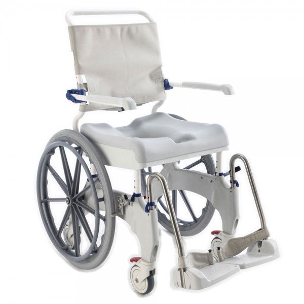 Aquatec Ocean Ergo 24" Dusch- und Toilettenrollstuhl 1 Aquatec Ocean Ergo 24" Dusch- und Toilettenrollstuhl