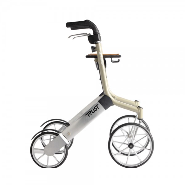 Trust Care Outdoor Rollator Let's Go Out beige silber 1 Trust Care Outdoor Rollator Let's Go Out beige silber