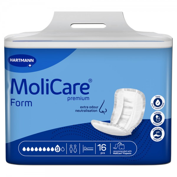 Hartmann MoliCare® Premium Form 9 Tropfen (1x16 Stk.) 1 Hartmann MoliCare® Premium Form 9 Tropfen (1x16 Stk.)