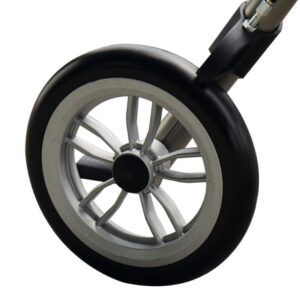 RUSSKA Elan Plus Rollator Champagner – leichter Aluminium-Rollator mit Komfort und Sicherheit