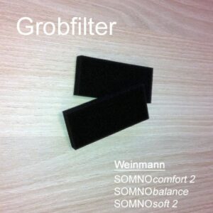 Grobfilter für Löwenstein (Weinmann) Somnocomfort 2, Somnobalance, Somnosoft 2 (P=2)