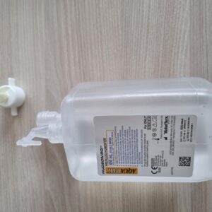 Aquapak Sterilwasser 650ml im geschlossenen System, inkl. O2-Adapter zum Anschluss an Sauerstoffgeräte, steriles Wasser zur Inhalation in der Sauerstofftherapie (unser Respiflo Nachfolgeprodukt)