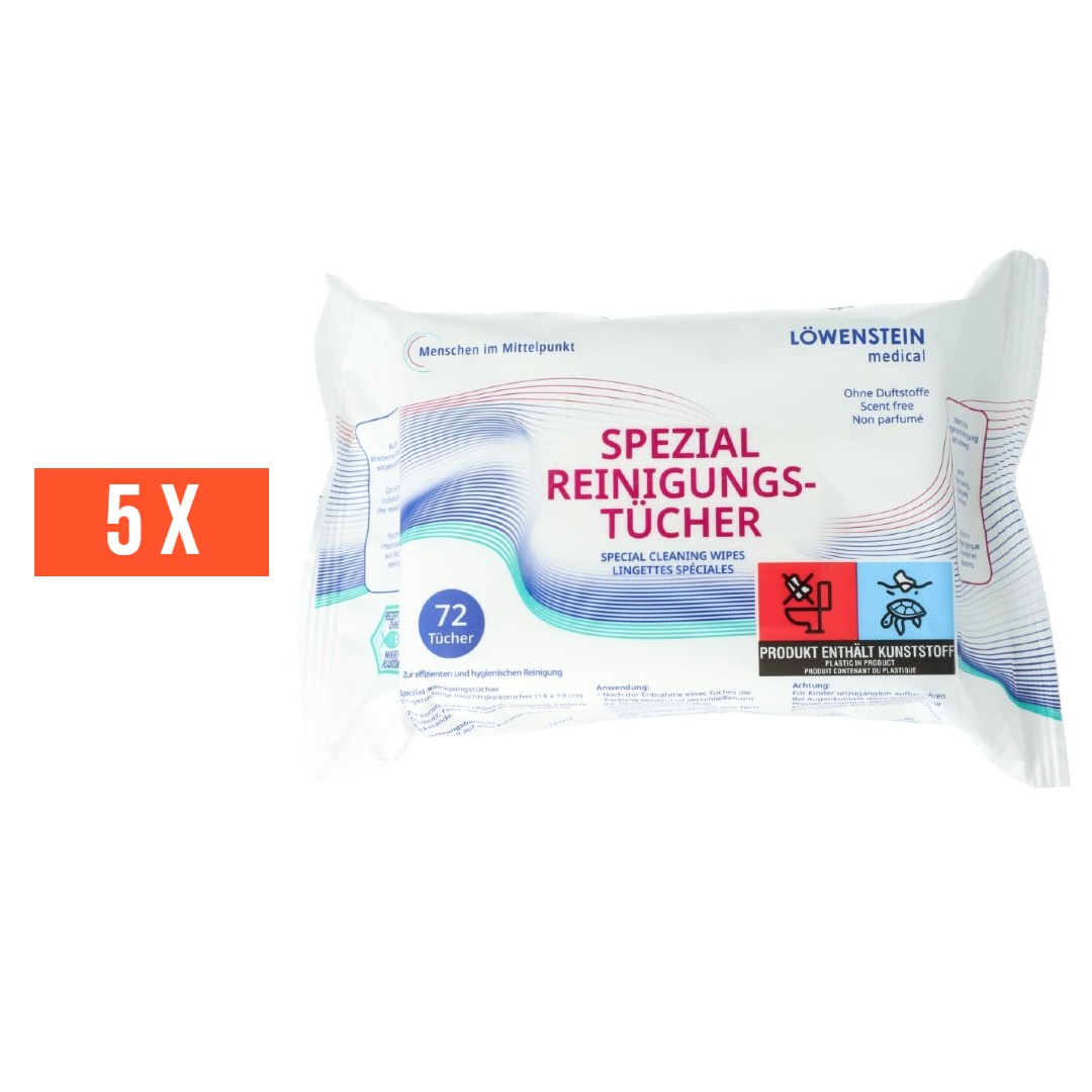 5VE Neutral Reinigungstuecher CPAP