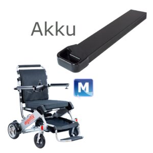 1 x Lithium-Ionen-Akku (ergoflix® M) Orignal Neuakku inkl. Gehäuse für elektrischen Ergoflix Rollstuhl (M) 24V/10AH (#1235513)
