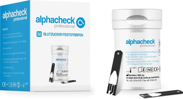 Alphacheck Teststreifen