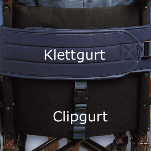 Biocare Sitzhose Klett, XL, für Hüfte und Becken, Patientensicherungssystem, für Personen im Rollstuhl mit instabilem Unterkörper