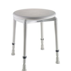 (AV) Aquatec Disk on Dot Duschhocker rund mit Drehsitz, inkl. Drehteller Disk, höhenverstellbar, bis 135kg