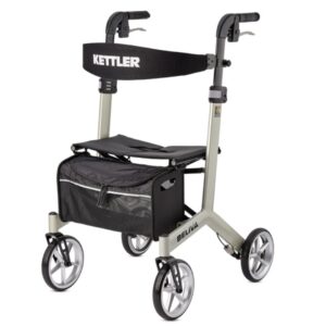 KETTLER BELIVA Leichtgewichtrollator, Aluminium, faltbar, nur 6.7kg Leergewicht, bis 136kg Einführungsangebot