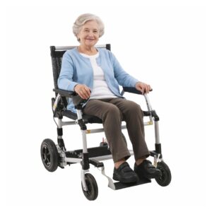 MovingStar 101 SF E-Rollstuhl faltbar und zerlegbar, ultraleicht, teilbar und in Sekunden faltbar für maximale Mobilität