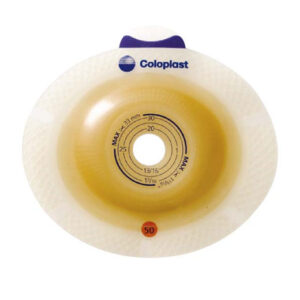 (AV) Coloplast SenSura Click Basisplatte konvex light, mit Gürtelbefestigung, P=5 Stück, Solange der Vorrat reicht = RR 60mm. Stomagröße 15-43mm