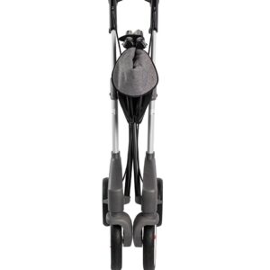 TOPRO Troja 5G Rollator, schwarz, Leichtgewichtsrollator, nur 7.8kg, neue Modellreihe, Gr. M für Körpergröße 150-200cm, bis 150kg