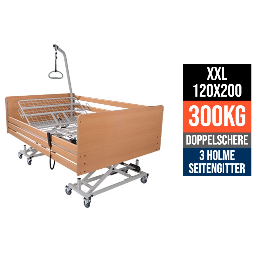 XXL 300kg pflegebett