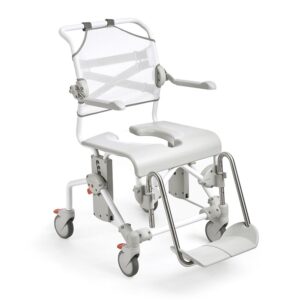 Swift Mobil-2 XL Dusch- und Toilettenrollstuhl von Etac, höhenverstellbar, bis 160 kg belastbar