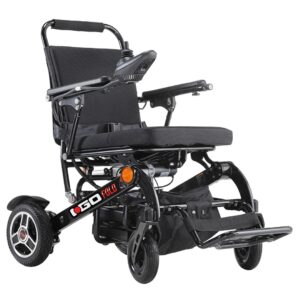 Pride i-Go e-FOLD automatisch Faltbarer Elektrorollstuhl, pannensicher, bis 120kg, Fernbedienung ifold für elektrische Faltung (unser Airwheel Robot Nachfolger)