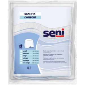Seni Fix Comfort Small, (P=5), elastisch, Bauchumfang 65-100cm, zur Fixierung von anatomisch geformten Vorlagen & größeren Einlagen